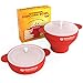 PopUp Silicone Popcorn Popper - Collapsible Silicone Popcorn Popping Bowl with Handles - Family Friendly BPA-Free Microwave Popcorn Maker