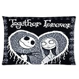 Custom Pillowcase 20*30 Pillow Case Soft Bedding Decoration The Nightmare Before Christmas Print