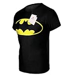 Topway Men's Batman Short Sleeve Crewneck Compression Super Heroes T-shirt Wicking Tee (X-Large, Black(TXBT01))