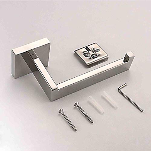 image for ThinkTop 2pcs Luxury 304 Stainless Steel Chrome Finished Toilet Paper 
