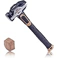 Spec Ops Tools Blacksmith Hammer, 4 lb Sledge hammer with Removable Soft Mallet Cap & Bi-Material Shock Absorbing & Vibration Dampening Handle, 3% Donated to Veterans, Black/Tan