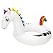U.S. Pool Supply Giant 5 Foot Inflatable Rainbow Pegasus Pool Ring Tube Float - Fun Kids Swim Party Toy - Summer Lounge Raft