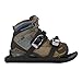 Snowfeet - Mini Short Ski Skates for Snow | Skis for Winter Shoes | Short Snowskates Snowblades Skiboards | The Real Original (Black)