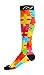 A-Swift Compression Socks (1 pair) for Women & Men Graduated Athletic Fit for Running, Nurses, Flight Travel, Skiing & Maternity Pregnancy - Boost Stamina & Recovery (Jigsaw, L/XL)