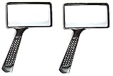 MAGNIFYING GLASS 4x Rectangular Lens -- TWO PACK