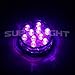 BINZET IR Remote Controlled RGB Submersible LED Lights AA Battery Operated LED Accent Lights for Lighting Up Vase, Bowl, Fish Tank, Wedding, Centerpiece, Halloween, Party Lights(AA Batteries NOT included)