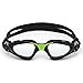 Aqua Sphere Kayenne Swim Goggles with Clear Lens (Black/Green)