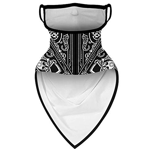 Headwear Bandana for Rave Face Mask Dust Wind,Neck Gaiter,Tube Mask,Face Scarf