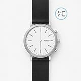 Skagen Women's Hald Hybrid Smartwatch Black Leather SKT1205