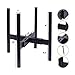 LEEPES Plant Stand Mid Century Modern Tall Flower Pot Stands Indoor Outdoor Metal Potted Plant Holder, Plants Display Rack Fits Up to 10 Inch Planter(Planter Not Included),Blackthumb 3