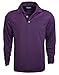 PGA Tour Golf- Long Sleeve Airflux Tonal Polo