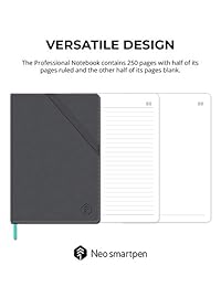 neolab convergencia M1 Smartpen con transcribiendo Notebook Bundle para iOS y Android Smartphones y Tablets, gris