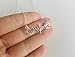 Rosa Vila Dog Paw Heartbeat Necklace - Women's Dog Lover Jewelry, Vet Tech Gift (Silver Tone)
