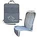 Child Car Seat Protector and Kick Mat Organizer (Single, Gray)