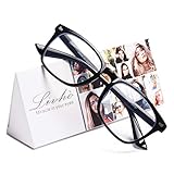 Livhò Blue Light Blocking Computer Glasses, Tablet Reading/Gaming/TV/Phones Glasses for Women Men, Anti Eyestrain Filter UV Glare & Reduce Headache Eyewear Fake Glasses