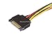 Monoprice SATA Cable - 1 Feet - SATA 15-pin Male to 4-pin Molex and 4-pin Power Cable