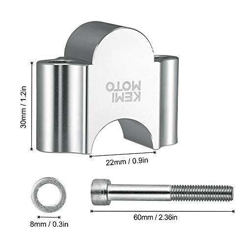 kemimoto 7/8" Handlebar Risers 30mm Height for ATV Dirt Bike Pricepulse