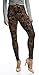 Lush Moda Extra Soft Leggings with Designs- Variety of Prints - 38F, One Size fits Most (XS - XL), Antique Rose