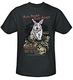 Trevco Men's Monty Python Run Away Short Sleeve Shirt