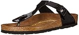 Birkenstock Gizeh Patent Leather Sandal,Black Patent,38 N EU
