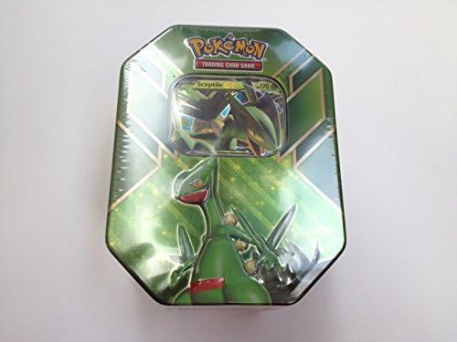 POKEMON TRADING CARD GAME TIN BOX (SCEPTILE) NEW SEALED by CALIFORNIA GIFT SHOP