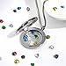 JOLIN Family Tree of Life Floating Necklace Locket Crystal Pendant All Birthstone Charms Include, Best Gift for Boy, Mom, Aunt, Friend, Grandma, Wife, Girlfriend