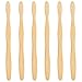 Bekith Eco-Friendly Bamboo Toothbrush Adult Size – Natural Dental Care for Men & Women, Set of 6