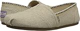 BOBS from Skechers Women's Bobs Plush-High Water Ballet Flat, Natural, 10 M US