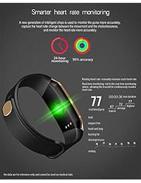 Monitor de actividad física, monitor de frecuencia cardíaca, presión arterial, sueño, calorías, podómetro, reloj impermeable, seguimiento de actividad para hombres y mujeres