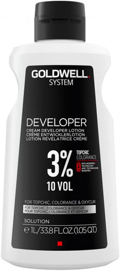 Goldwell System Developer Lotion 3% 10 Volume 1000ml Professional Hair Color