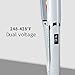 MaikcQ Titanium Infrared Flat Iron, Professional Hair Straightener with Digital LCD Display, Dual Voltage Adjustable Temp, Auto Shut-Off Salon Tool for All Hair Types -1 Inch White
