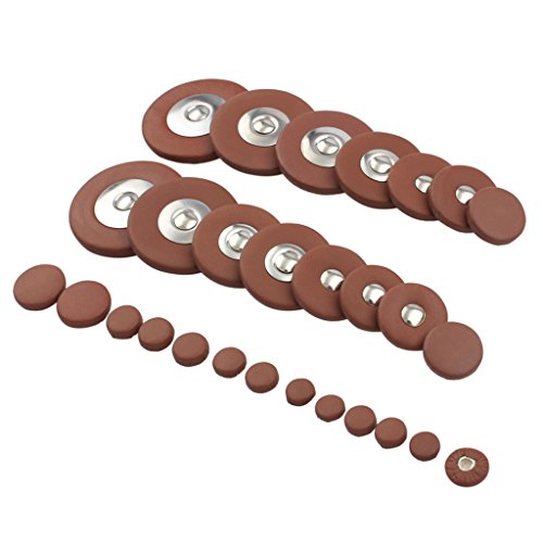 Yuuups 28pcs/set Leather Pads Replacement For Soprano Saxophone Parts Accessories - Thumbnail 2