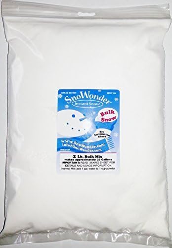 SnoWonder Instant Snow - Mix Makes 25 Gallons of Snow by SnoWonder