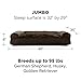 Furhaven Pet Dog Bed | Ultra Plush Faux Fur & Suede Pillow Cushion Traditional Sofa-Style Living Room Couch Pet Bed w/ Removable Cover for Dogs & Cats, Espresso, Jumbothumb 2