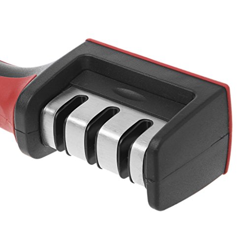 Kofun Knife Sharpener, Knife Sharpener 3-Stage Sharpening System Hand-Held Multifunction Kitchen Tools