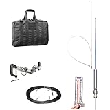 Super Antenna MP1DXR HF Portable SuperWhip All Band MP1 Antenna with Clamp Mount and Go Bag ham radio amateur