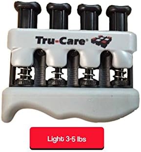 VariGrip Tru-Care Therapy Hand Exerciser-Adjustable Tension for Hand and Finger Exercises in The Treatment of Arthritis, Carpal Tunnel and After Surgery. Light 3-5 lbs.