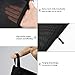 Mesh Makeup Bag See Through Zipper Pouch Travel Cosmetic and Toiletries Organizer Bags for Women Large & Medium (Black)