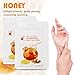Hand Mask Glove Wokaar Honey & Mik Hand Mask Moisturizing Gloves for Dry Hand Exfoliating Nourishing Soothing Whitening,Peeling Mask 2 Pack (1 Pair/Pack)