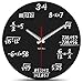 StFlyBro No Ticking Math Wall Clock include 2 Silent Movements and 2 Sets of Clock Hands, Solutions of Equations are equal to Time