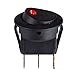 XT AUTO 20 Amp Led Round Rocker Toggle Light Switch Spst On-Off Control for Car Truck Pack of 30