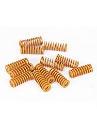 LUTER   12 muelles de compresión para impresora 3D, 0,31 OD 0,78, larga carga de luz, molde de compresión, muelle inferior, ajuste de nivelación para Creality CR 10 10S S4 Ender 3 Heatbed