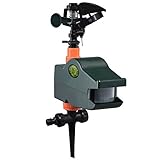 Hoont8482; Powerful Outdoor Water Jet Blaster Animal Pest Repeller - Motion Activated - Blasts Cats, Dogs, Squirrels, Birds, Deer, Etc. Out of Your Property