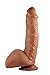 Ns Novelties Shane Diesel Big Black and Realistic, 10 Inch, Brown