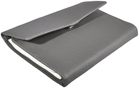 Sapphyr Travel Jewelry Case Fashion Accessory Organizer for Rings, Necklaces, Ear Rings, and More | Genuine Saffiano Leather and Suede with Magnetic Closure and Zippered Pockets