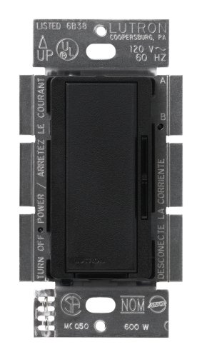 Lutron MSC-AD-MN Maestro 600-Watt Accessory Dimmer Midnight