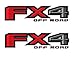 EZ CUT PRO 2X 2017 FX4 4X4 Off Road Decals Sticker F150 F250 F350 F450 - F Truck Super Duty Bed