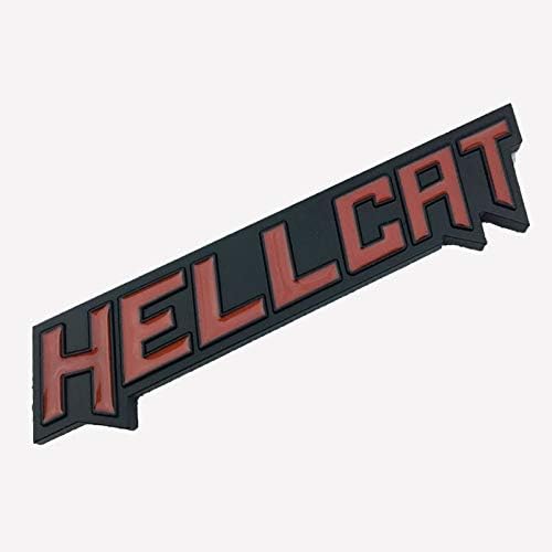 Logo emblem for Bodywork metal letters sticker for Dodge Coolway Challenger Demon Hellcat,Red