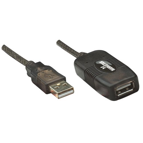 MANHATTAN Hi-Speed USB Active Extension Cable, 4 Pin Type A (150958)