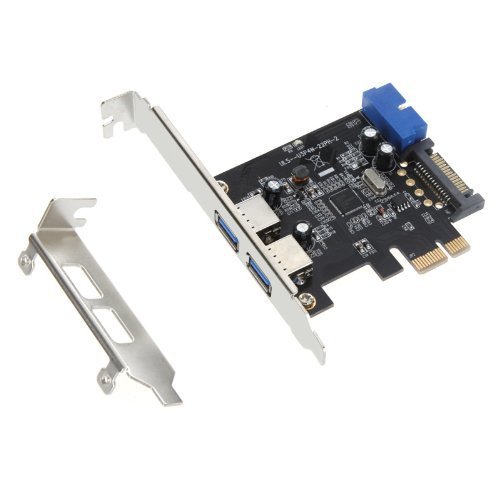 Docooler superspeed 2-port usb 3.0 pci-e pci express 19-pin usb3.…